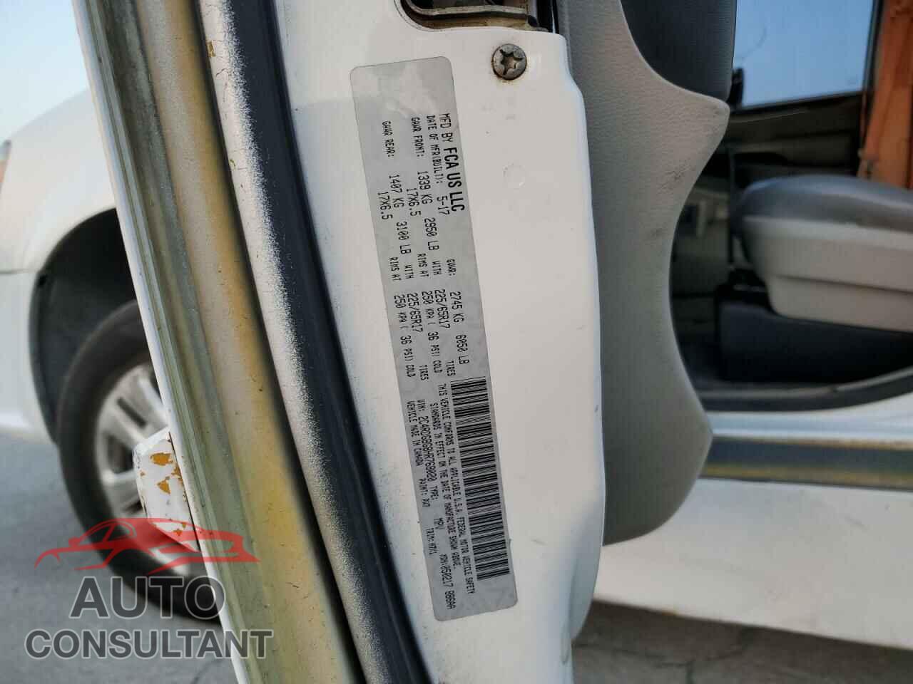 DODGE CARAVAN 2017 - 2C4RDGBG8HR768020