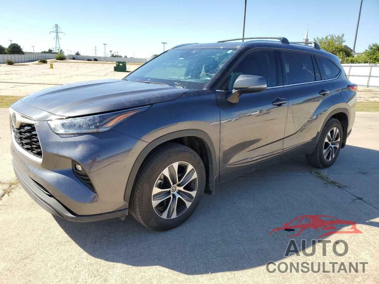 TOYOTA HIGHLANDER 2021 - 5TDGZRAH3MS521293