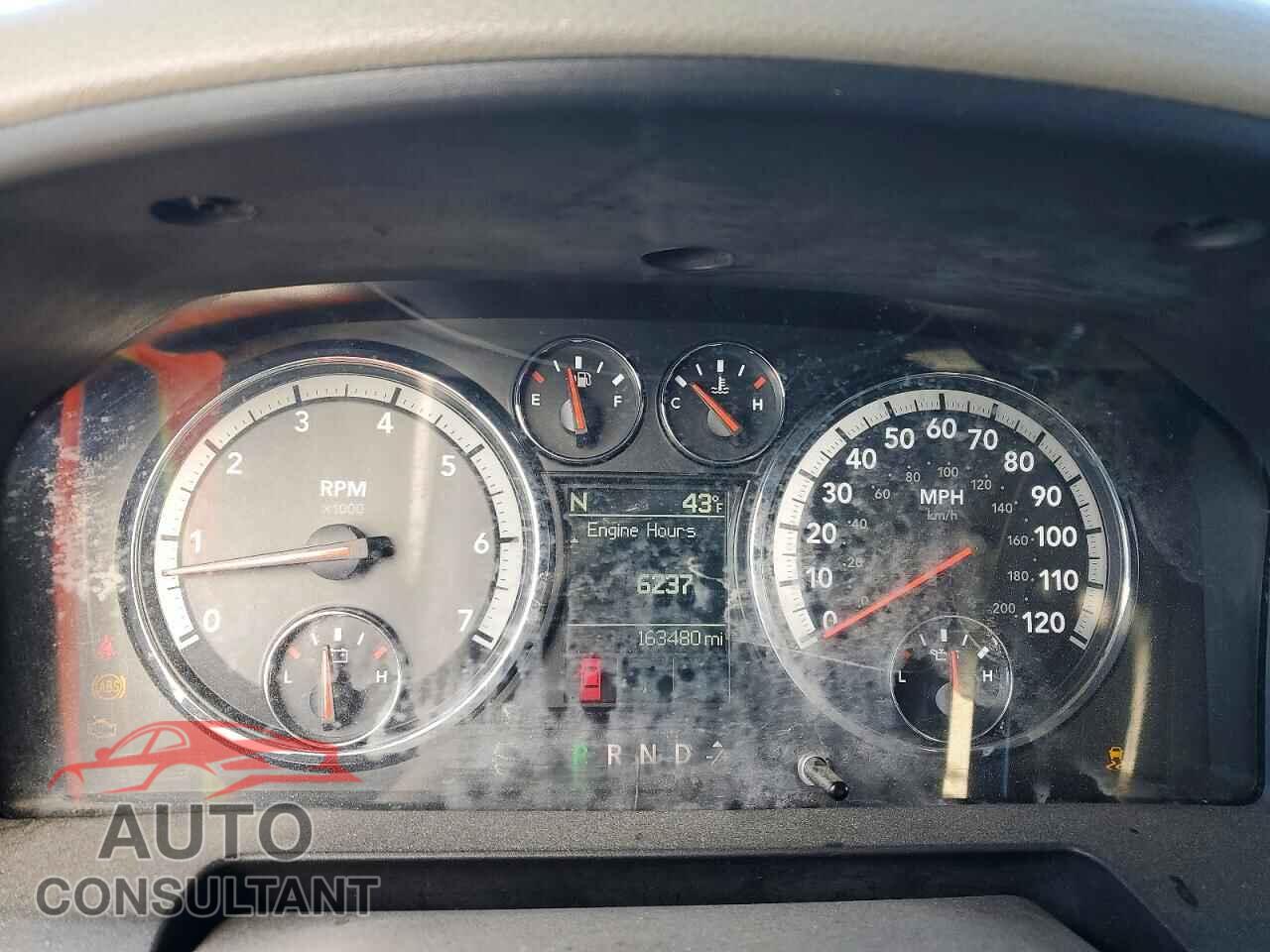 DODGE RAM 1500 2012 - 1C6RD6GT9CS117249