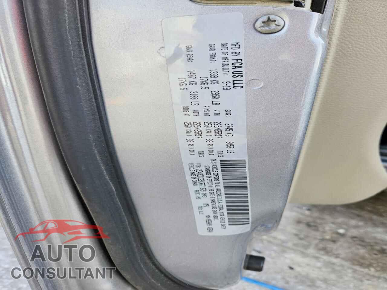 DODGE CARAVAN 2019 - 2C4RDGCG5KR771379