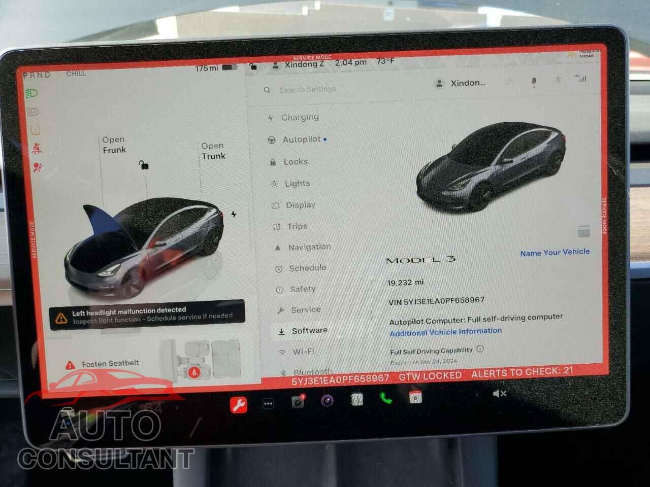 TESLA MODEL 3 2023 - 5YJ3E1EA0PF658967