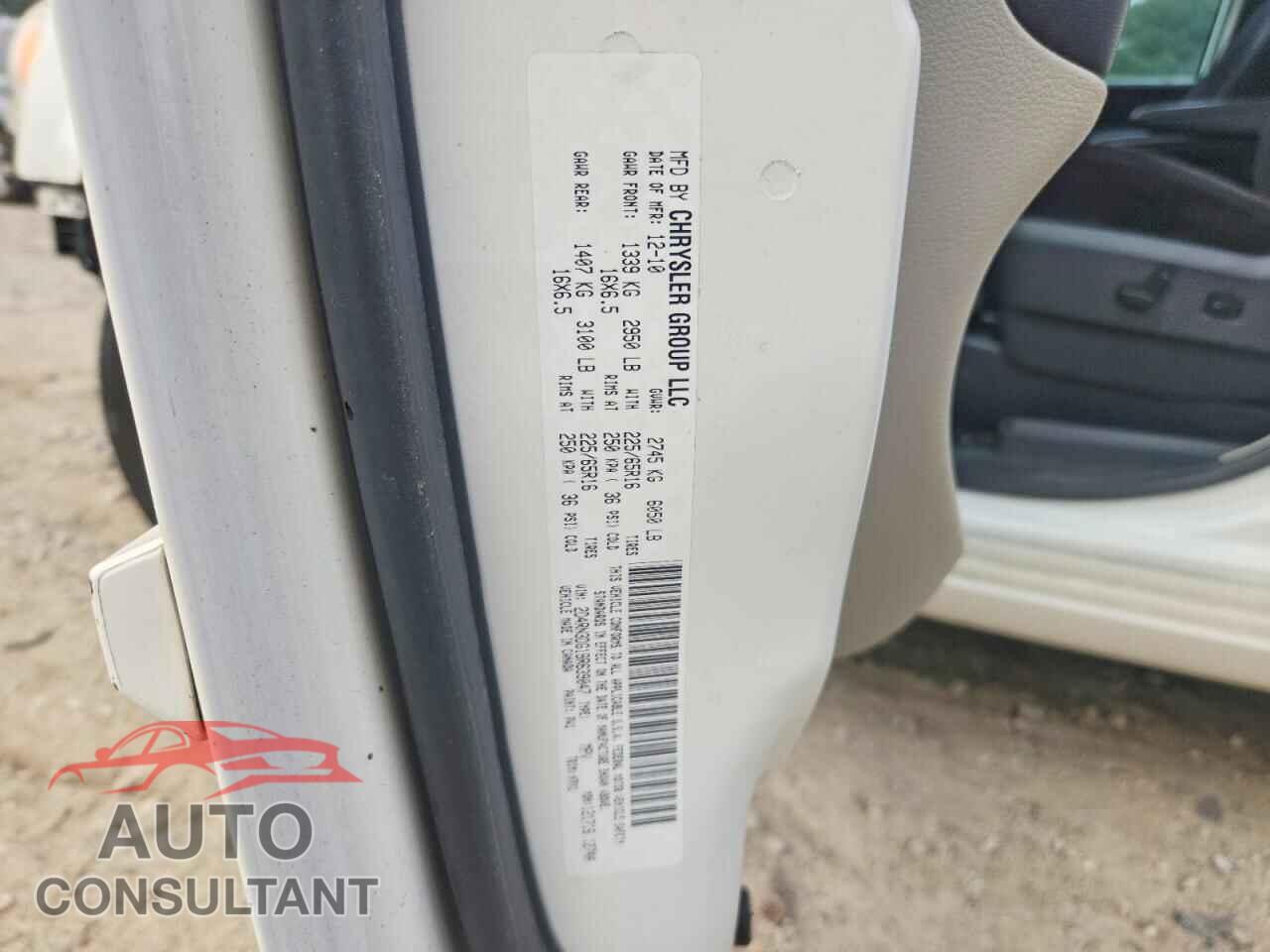 DODGE CARAVAN 2011 - 2D4RN3DG1BR639047