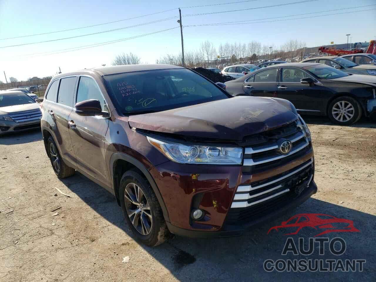 TOYOTA HIGHLANDER 2019 - 5TDBZRFH0KS703338