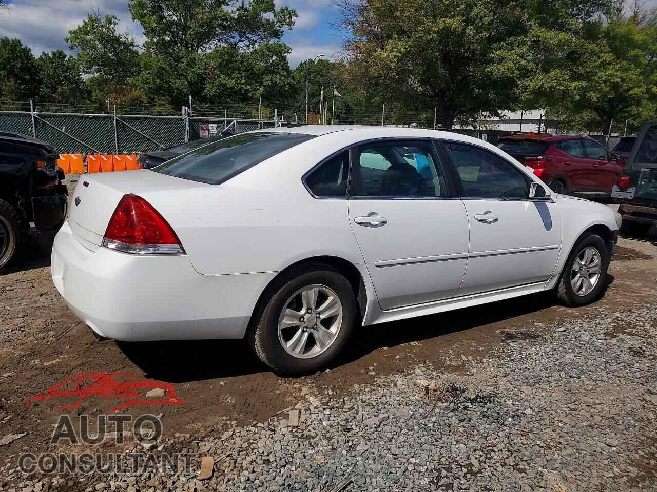 CHEVROLET IMPALA 2012 - 2G1WF5E39C1192268