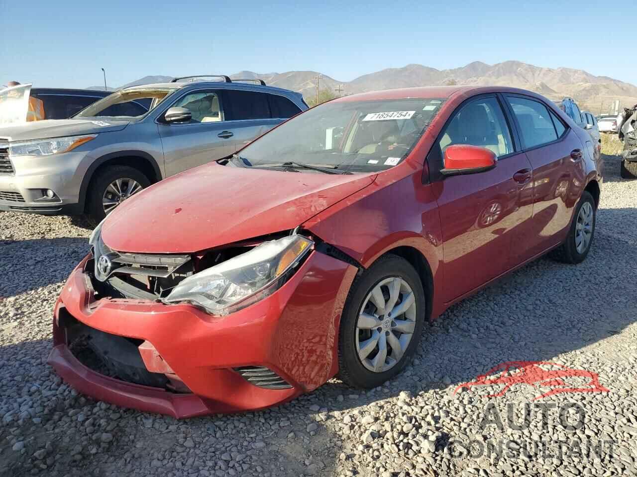 TOYOTA COROLLA 2016 - 2T1BURHE7GC563807