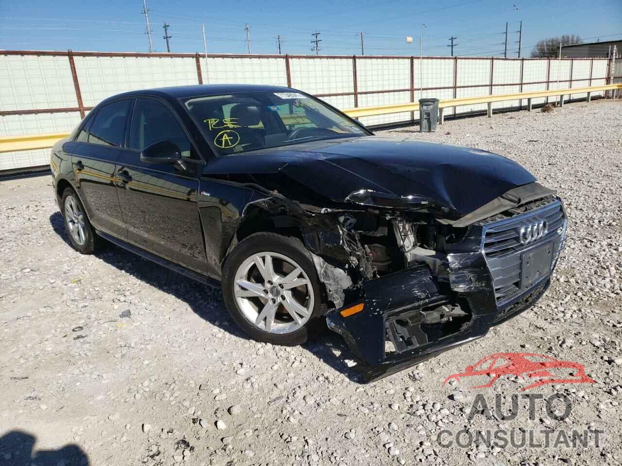 AUDI A4 2018 - WAUKMAF46JA137515