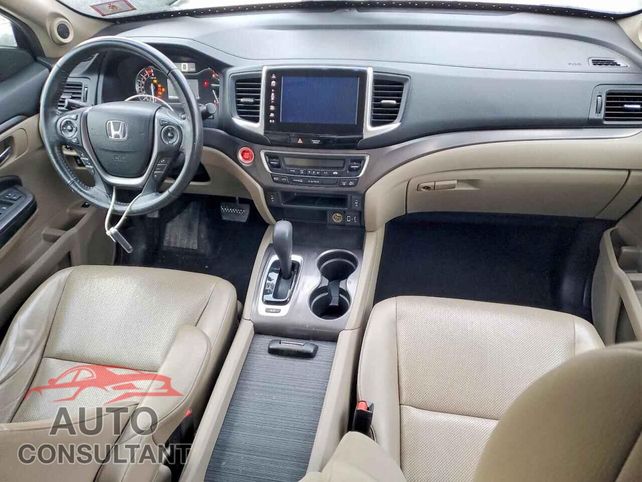 HONDA RIDGELINE 2017 - 5FPYK3F68HB034315