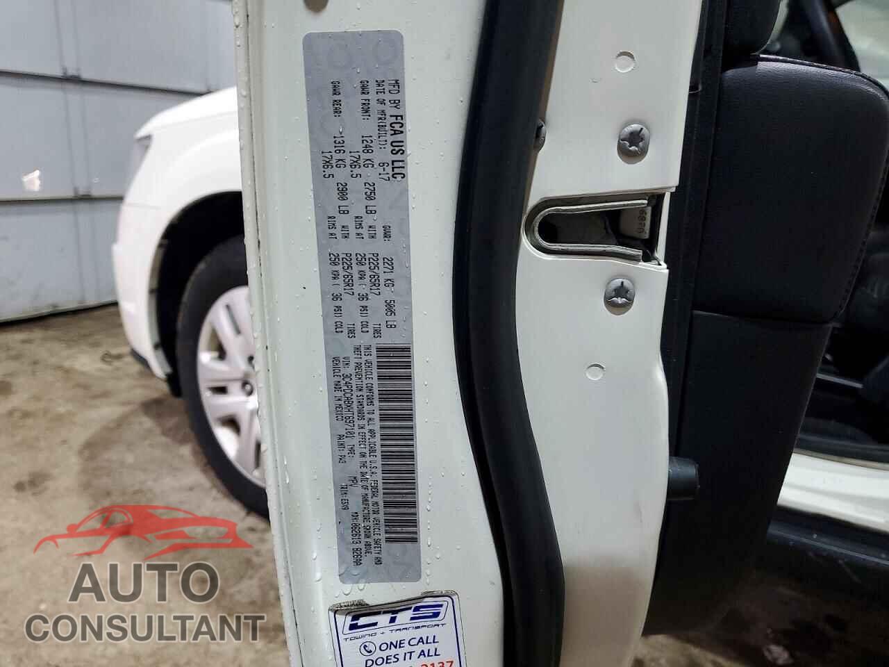 DODGE JOURNEY 2017 - 3C4PDCABXHT697101