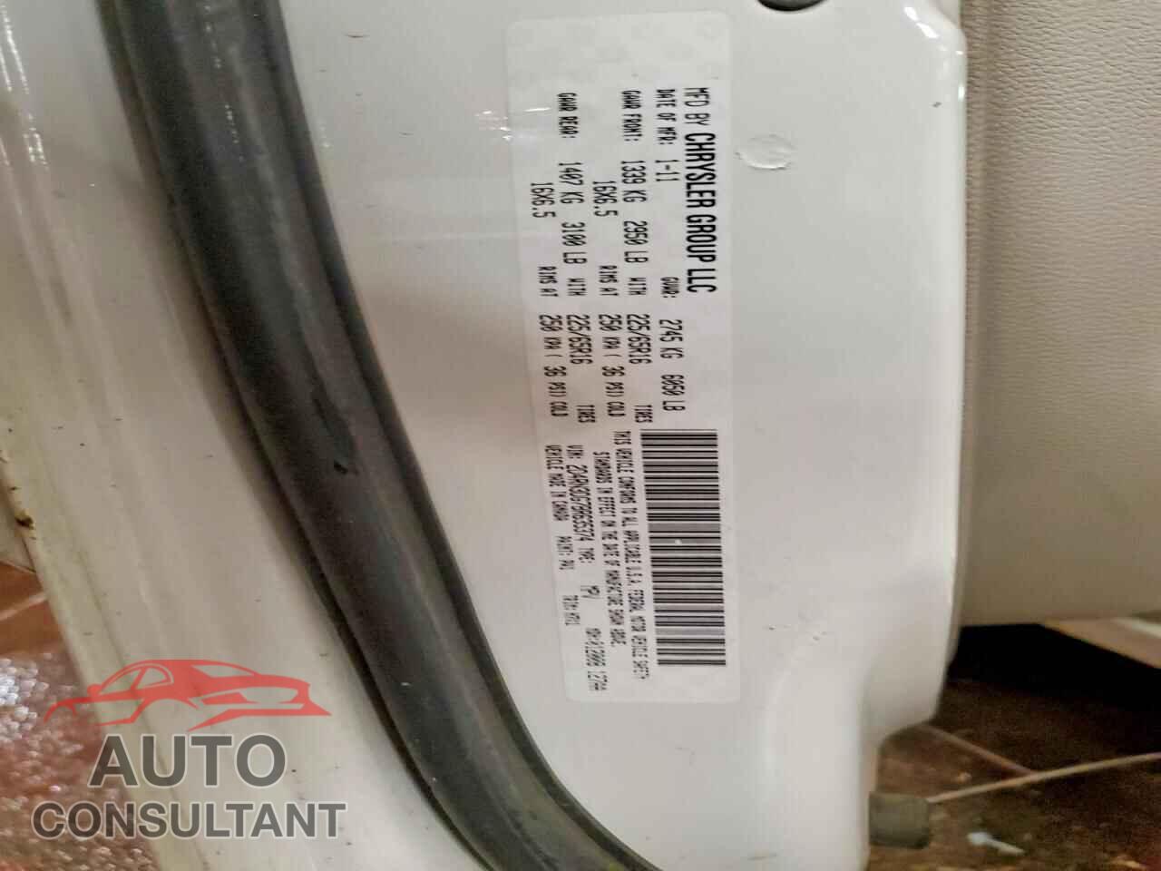 DODGE CARAVAN 2011 - 2D4RN3DG7BR635374