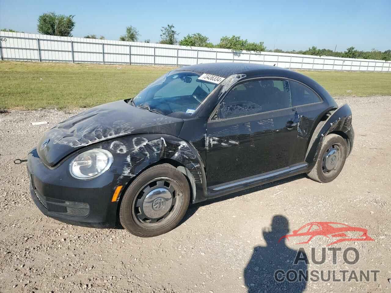 VOLKSWAGEN BEETLE 2012 - 3VWJP7ATXCM627644