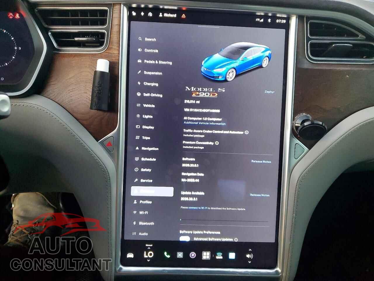 TESLA MODEL S 2016 - 5YJSA1E48GF148965
