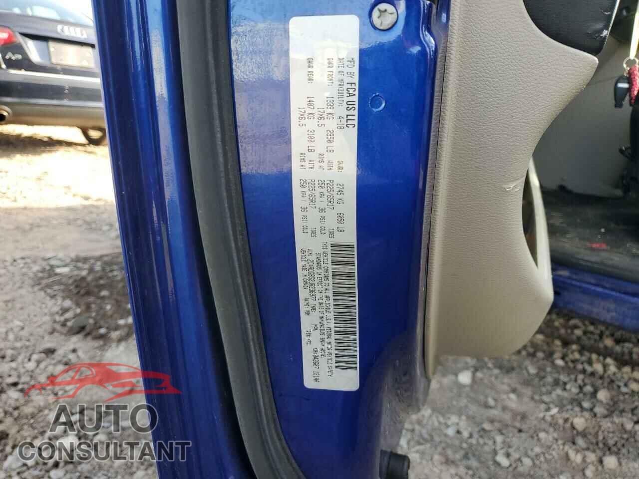 DODGE CARAVAN 2018 - 2C4RDGBG2JR236977
