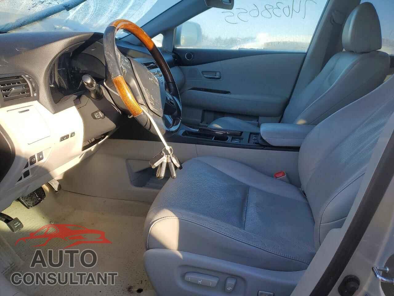 LEXUS RX350 2010 - 2T2BK1BA2AC037150