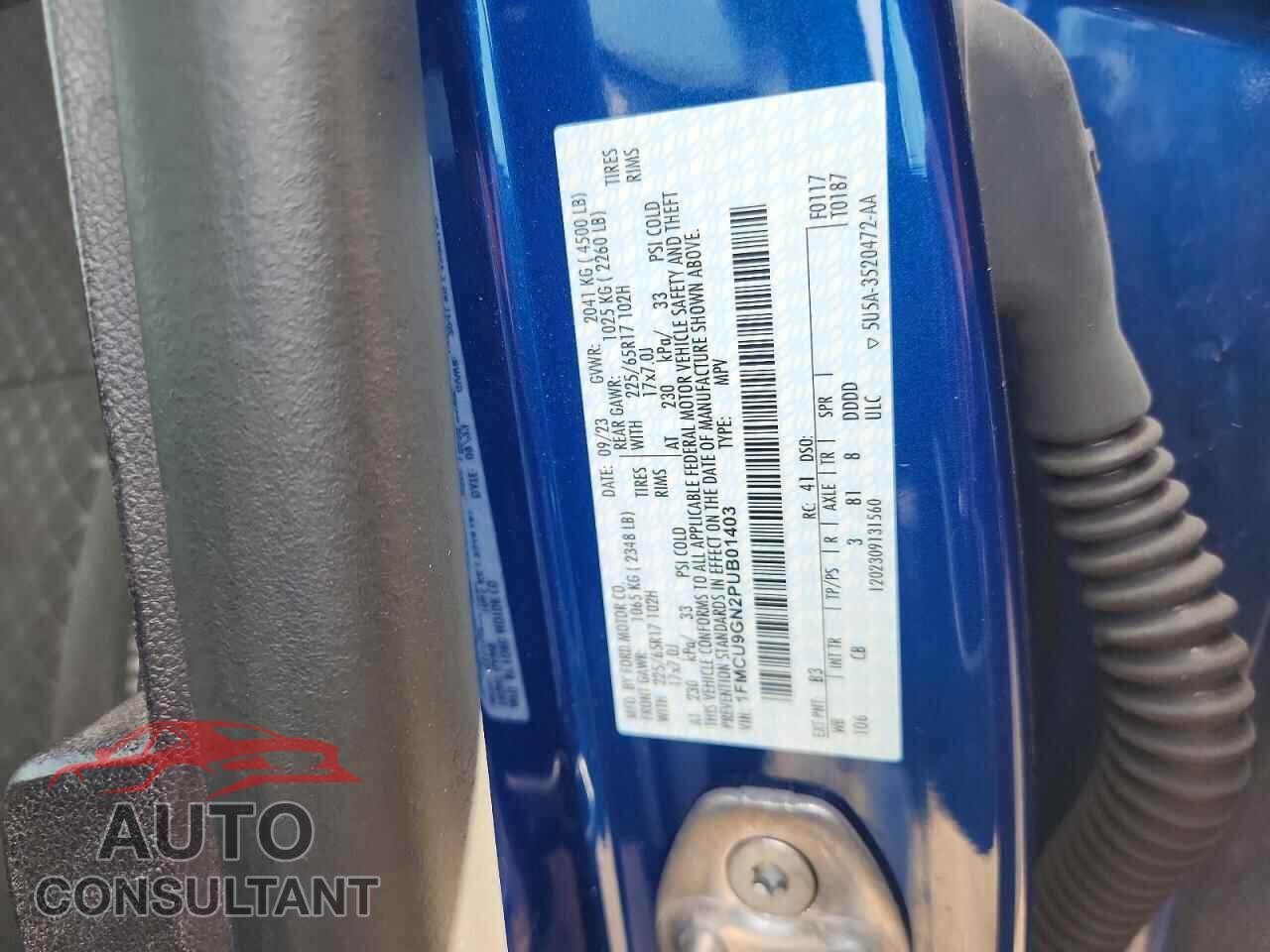 FORD ESCAPE 2023 - 1FMCU9GN2PUB01403