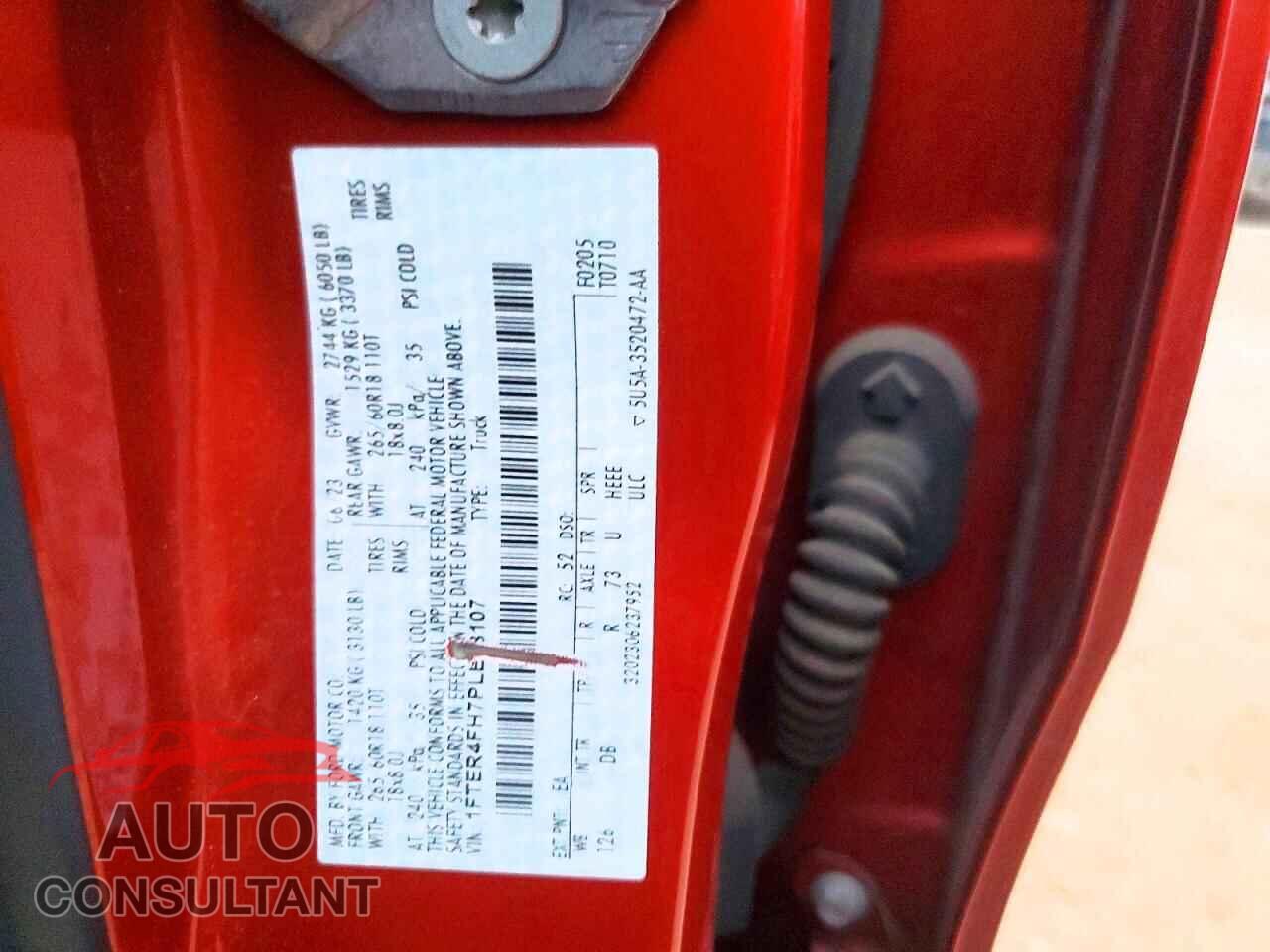 FORD RANGER 2023 - 1FTER4FH7PLE28107