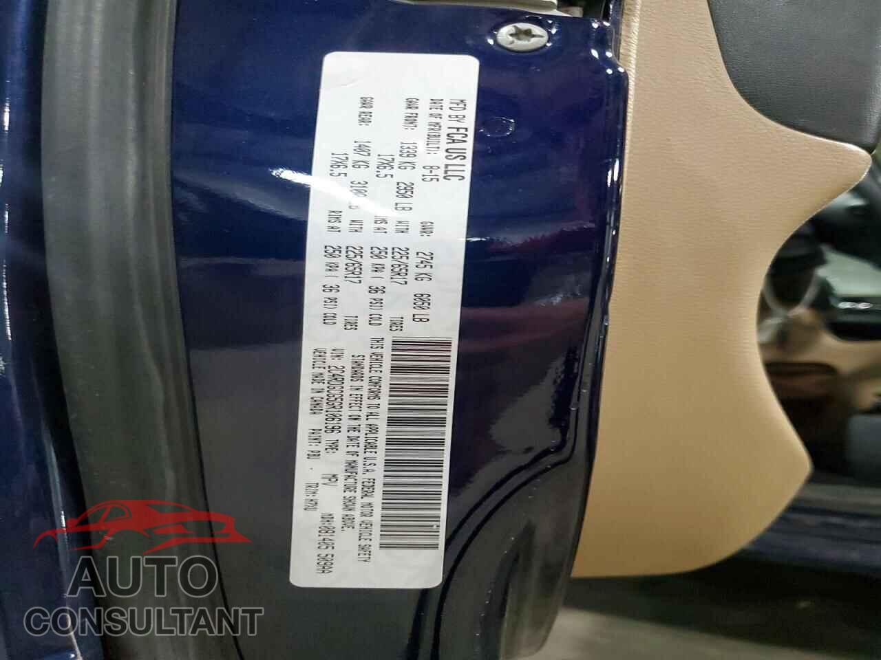 DODGE CARAVAN 2016 - 2C4RDGCG5GR106196