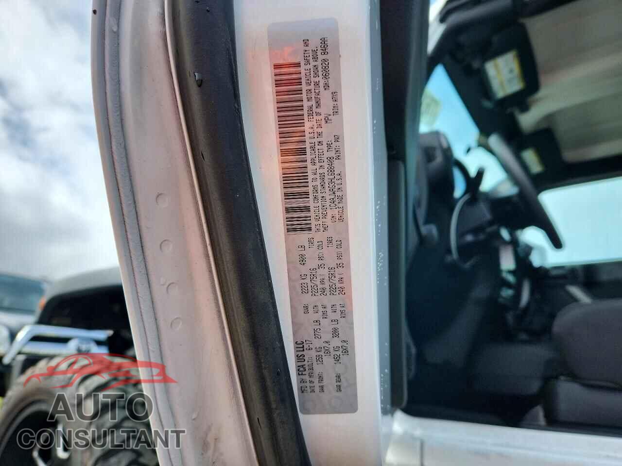 JEEP WRANGLER 2017 - 1C4AJWAG3HL688408
