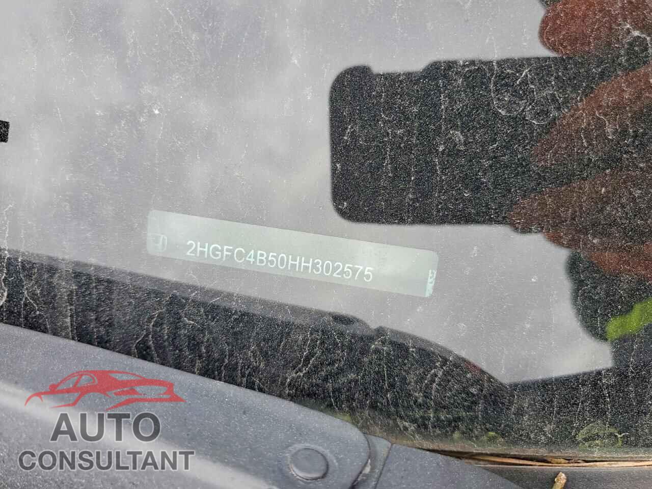 HONDA CIVIC 2017 - 2HGFC4B50HH302575
