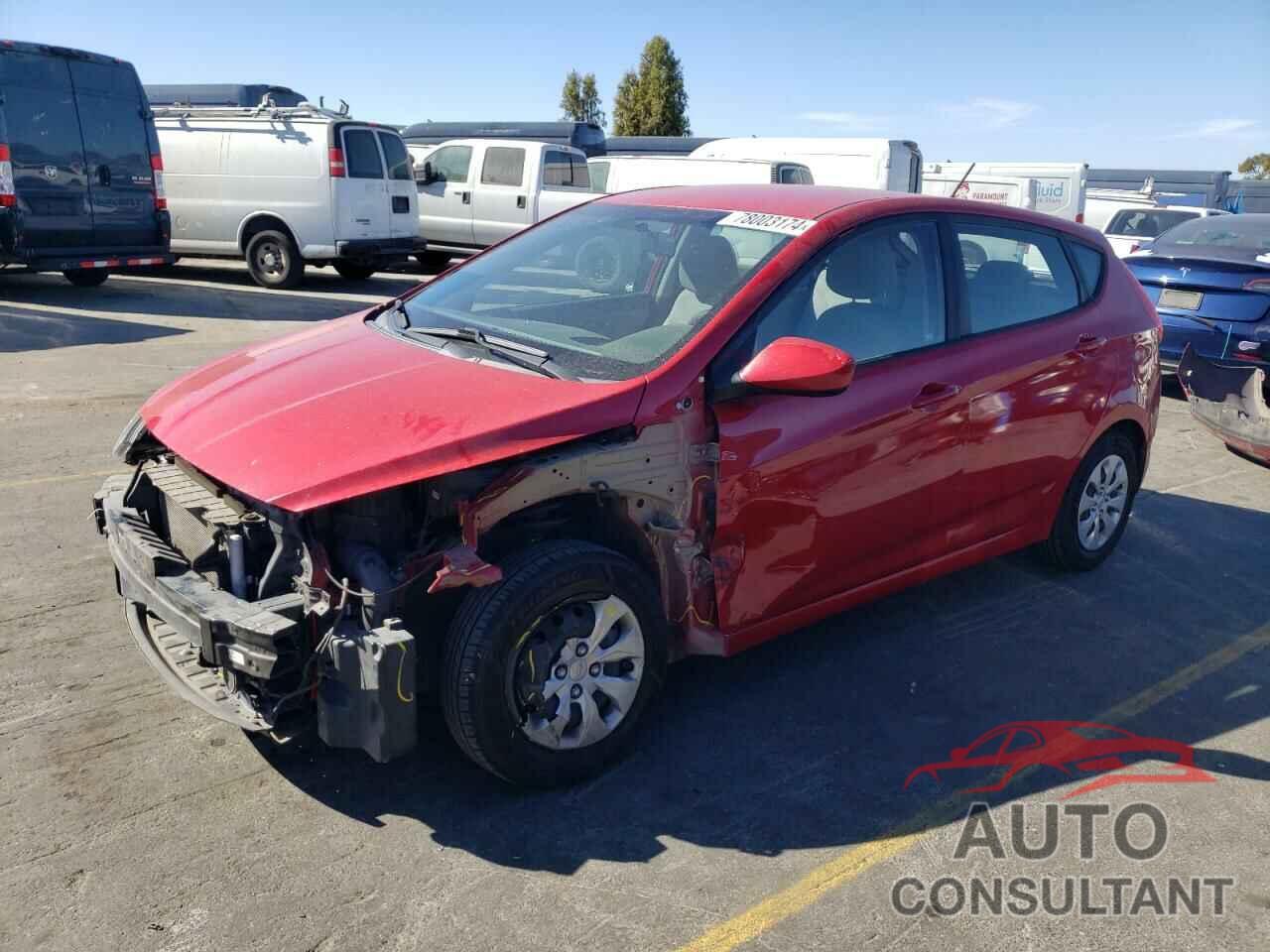 HYUNDAI ACCENT 2017 - KMHCT5AE1HU317524