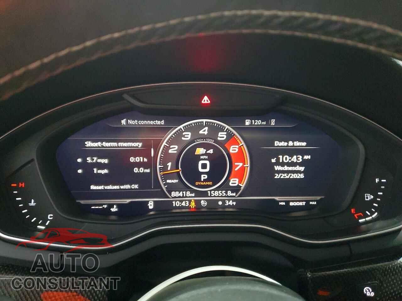 AUDI S4/RS4 2018 - WAUC4AF44JA133810