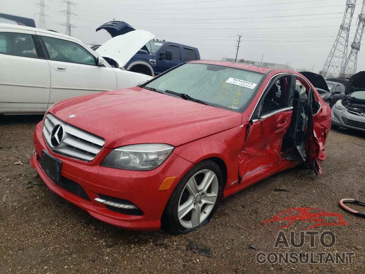 MERCEDES-BENZ C-CLASS 2011 - WDDGF8BB5BR183250