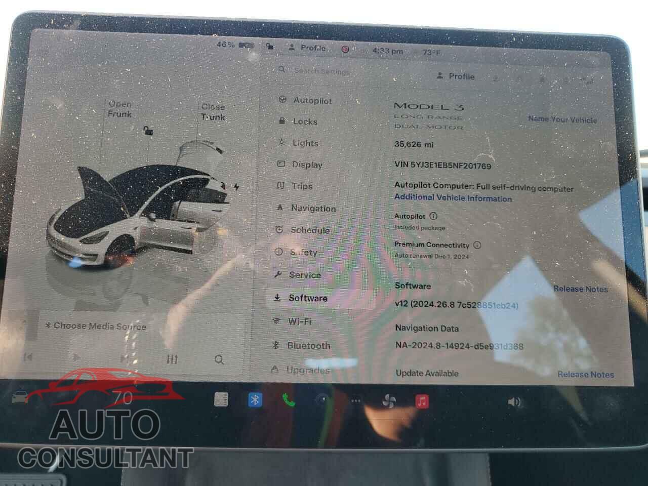 TESLA MODEL 3 2022 - 5YJ3E1EB5NF201769