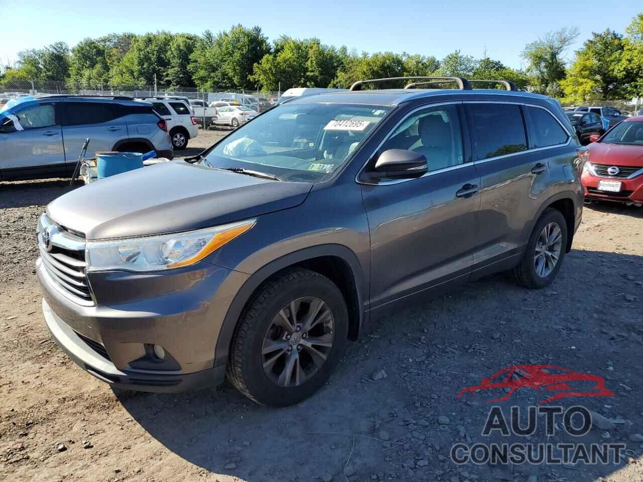 TOYOTA HIGHLANDER 2015 - 5TDJKRFH4FS169461