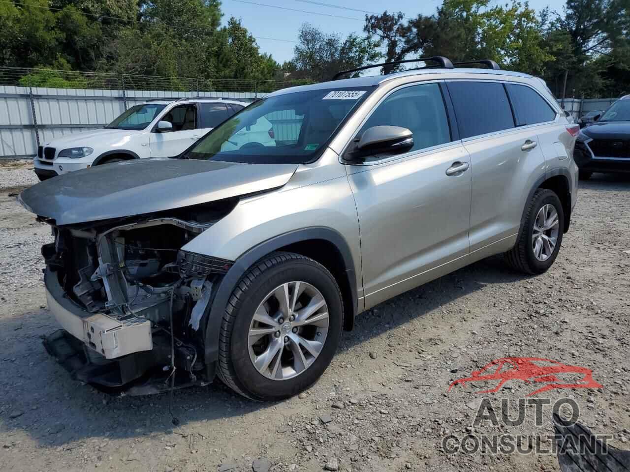 TOYOTA HIGHLANDER 2015 - 5TDJKRFH7FS123235
