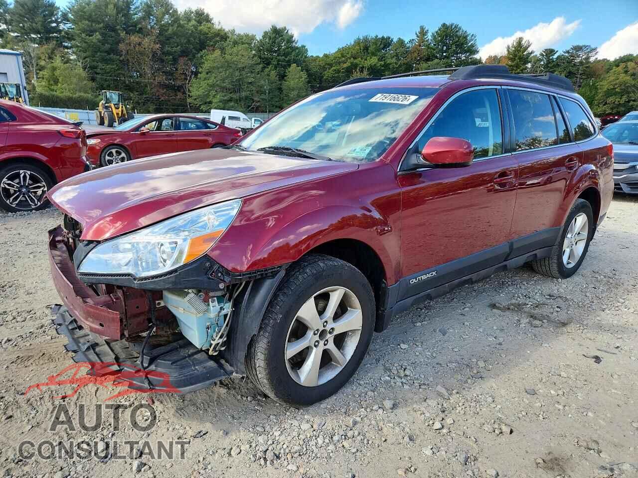 SUBARU OUTBACK 2014 - 4S4BRBLC2E3295555