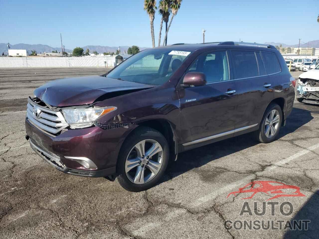TOYOTA HIGHLANDER 2013 - 5TDDK3EH5DS278777