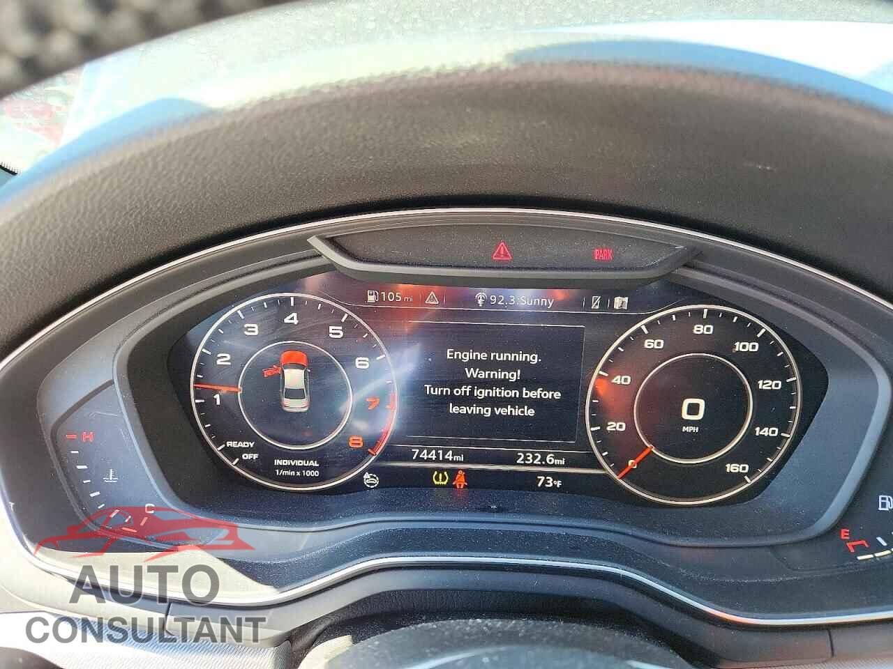 AUDI A4 2017 - WAUPNAF45HA164072