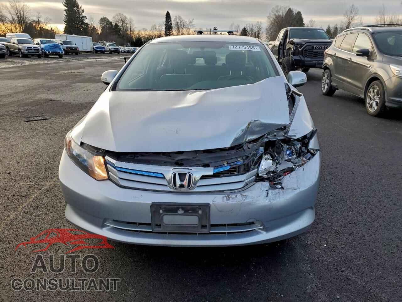 HONDA CIVIC 2012 - JHMFB4F20CS010927