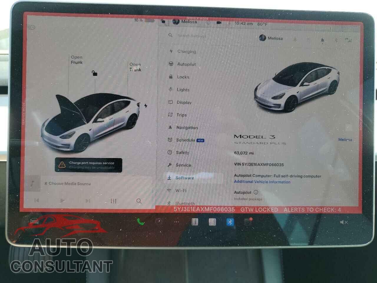 TESLA MODEL 3 2021 - 5YJ3E1EAXMF066035