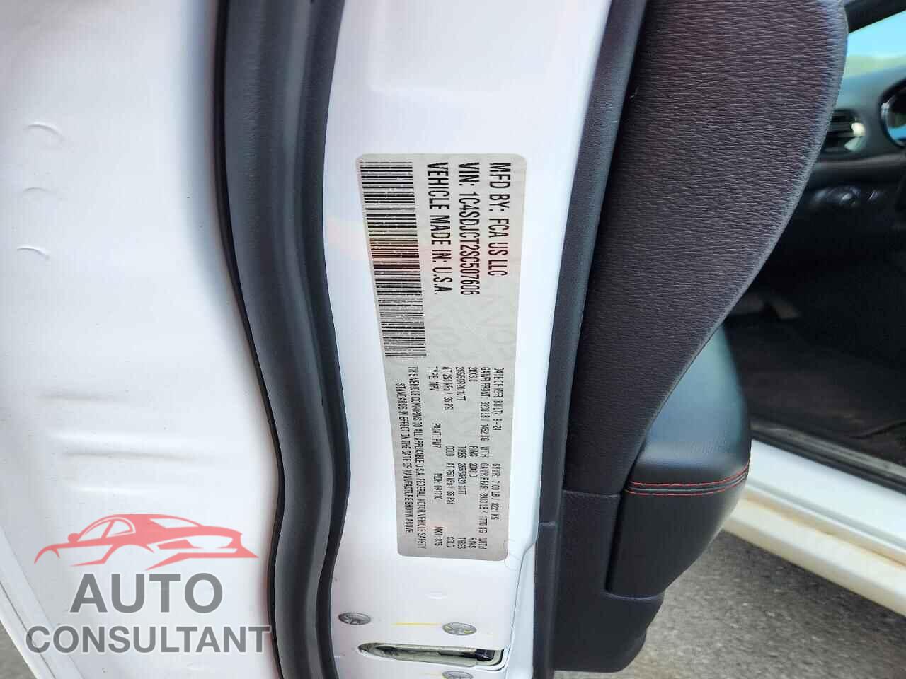 DODGE DURANGO 2025 - 1C4SDJCT2SC507606