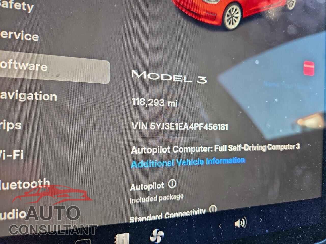 TESLA MODEL 3 2023 - 5YJ3E1EA4PF456181