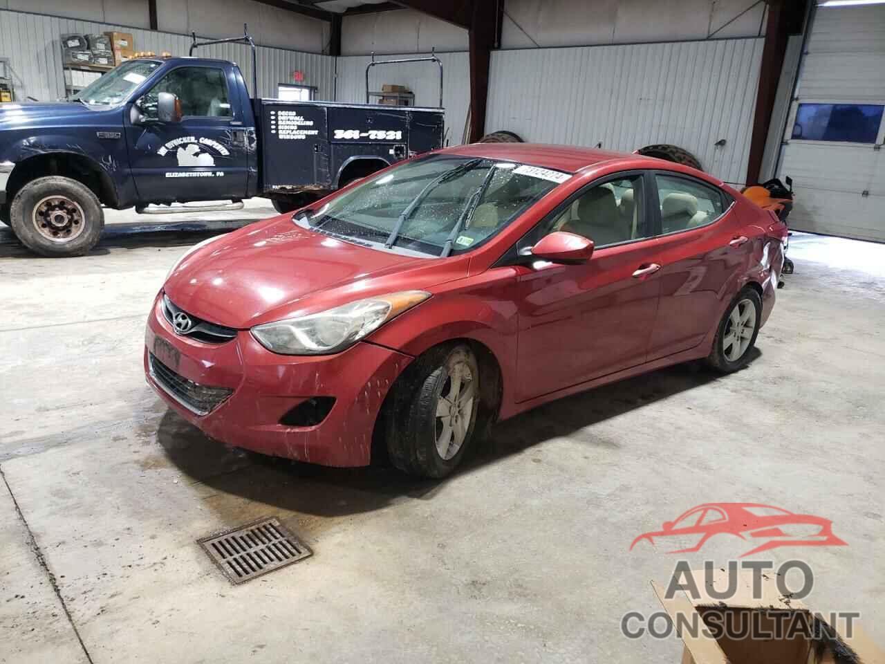 HYUNDAI ELANTRA 2012 - KMHDH4AE2CU299169
