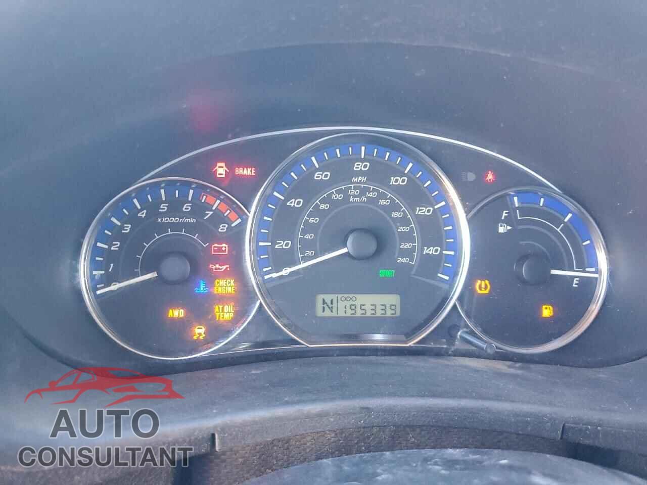 SUBARU FORESTER 2012 - JF2SHBBC8CH426255