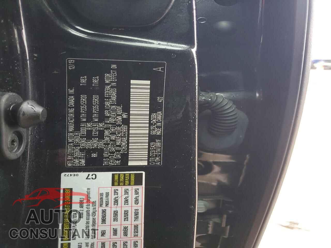 LEXUS RX350 2020 - 2T2HZMDA8LC228997