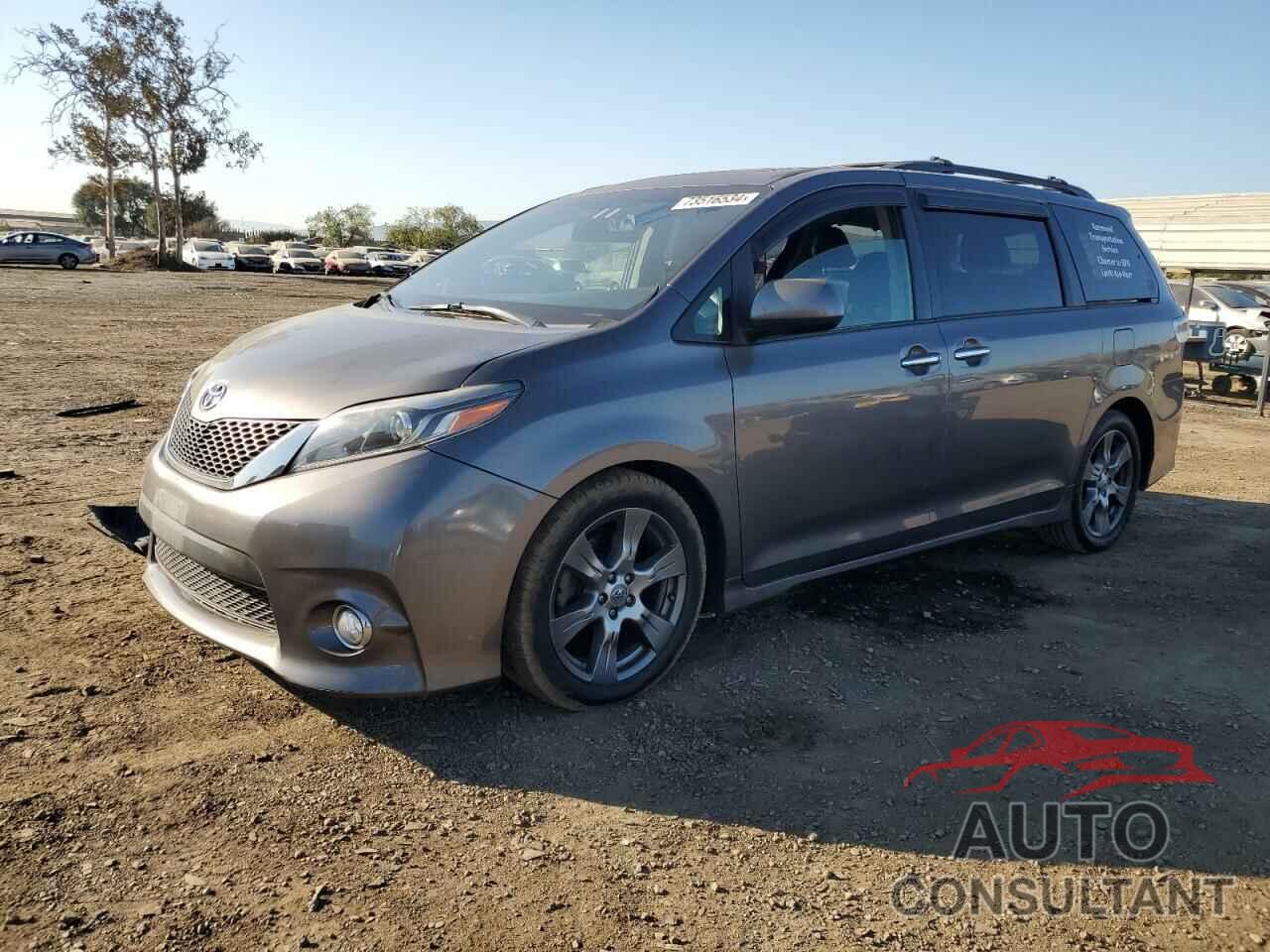 TOYOTA SIENNA 2017 - 5TDXZ3DC6HS801986