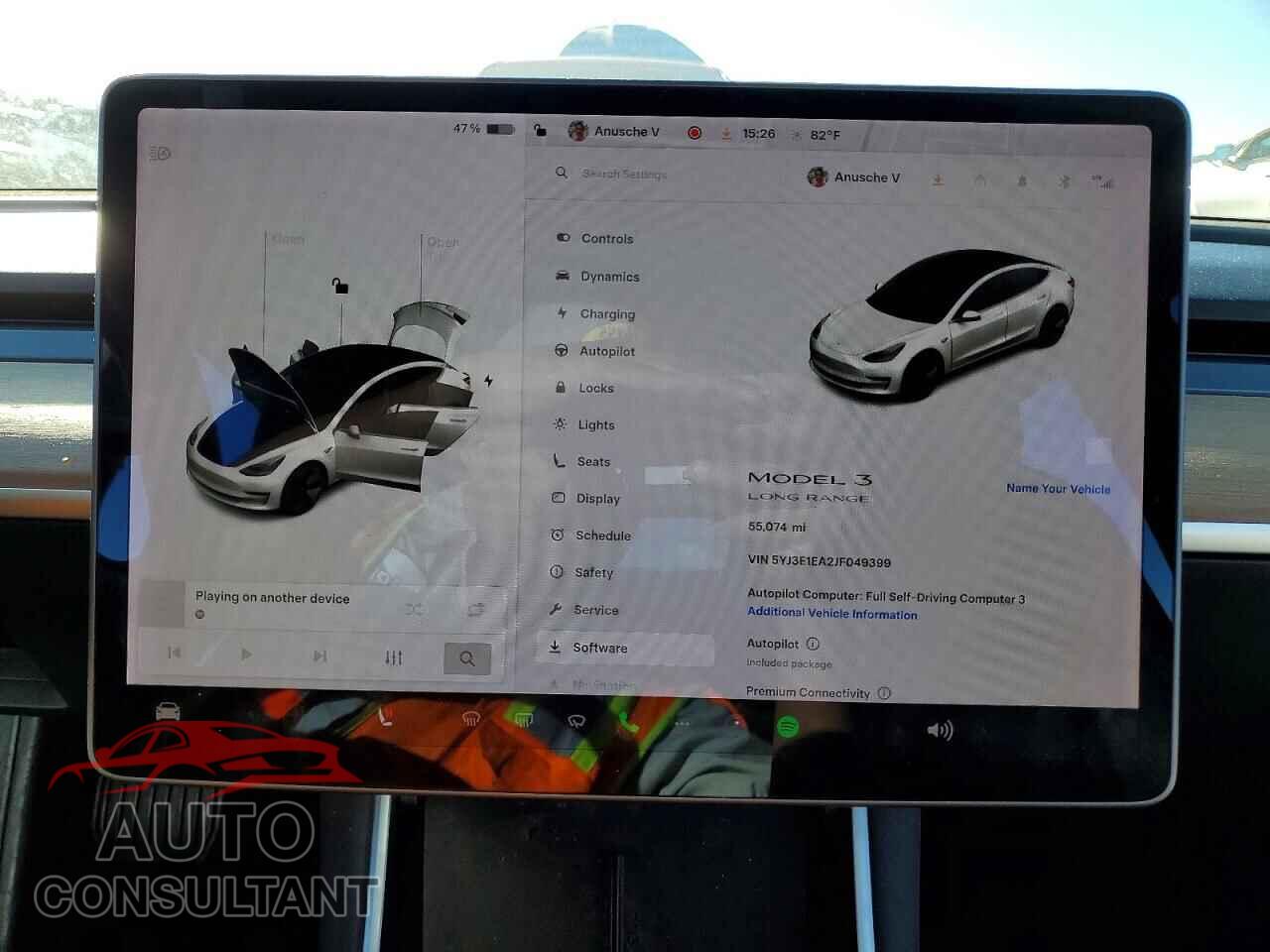 TESLA MODEL 3 2018 - 5YJ3E1EA2JF049399