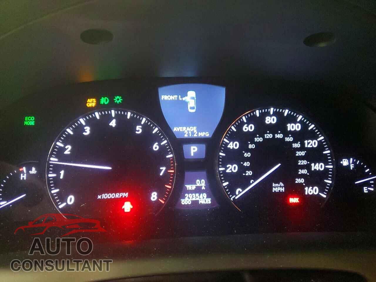 LEXUS LS460 2011 - JTHCL5EF8B5012173