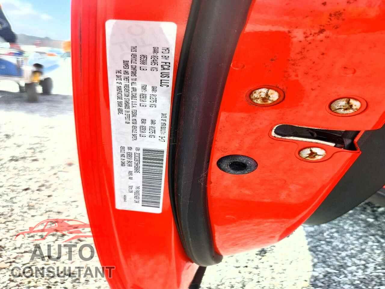 DODGE CHALLENGER 2017 - 2C3CDZBT5HH580645