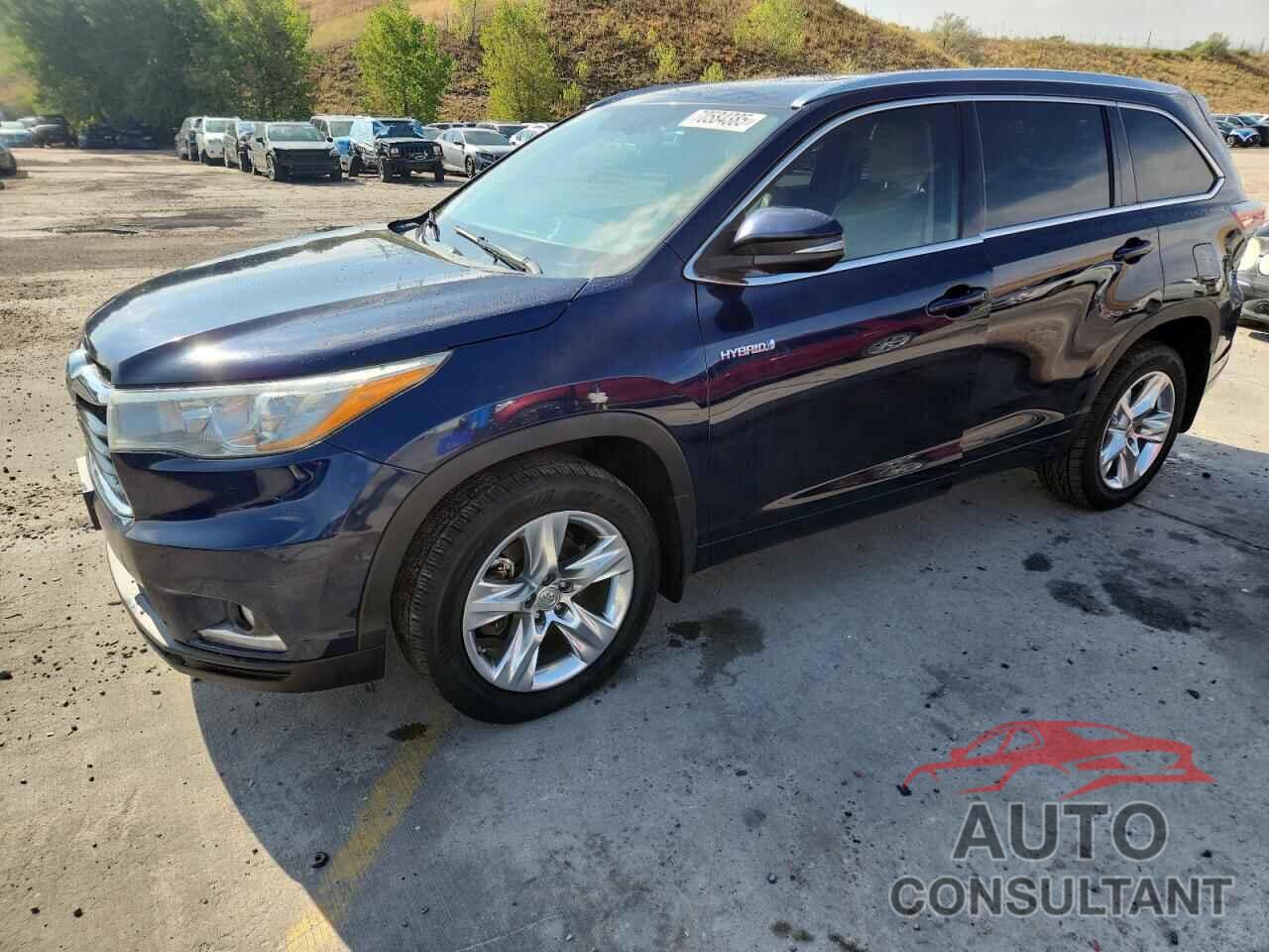 TOYOTA HIGHLANDER 2014 - 5TDDCRFH3ES006969