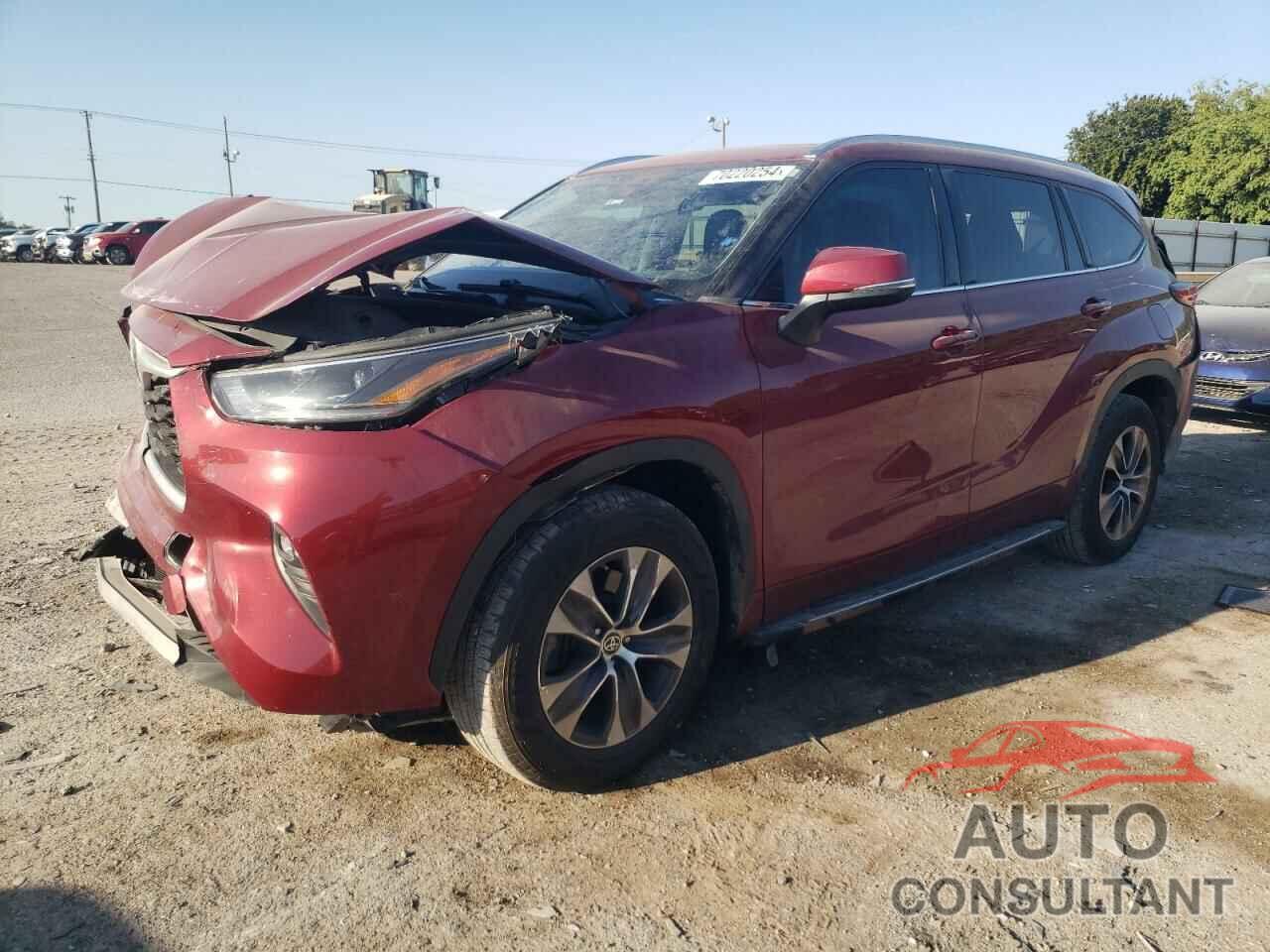 TOYOTA HIGHLANDER 2021 - 5TDGZRAH6MS522793