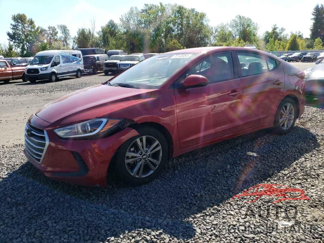 HYUNDAI ELANTRA 2017 - KMHD84LF7HU065154