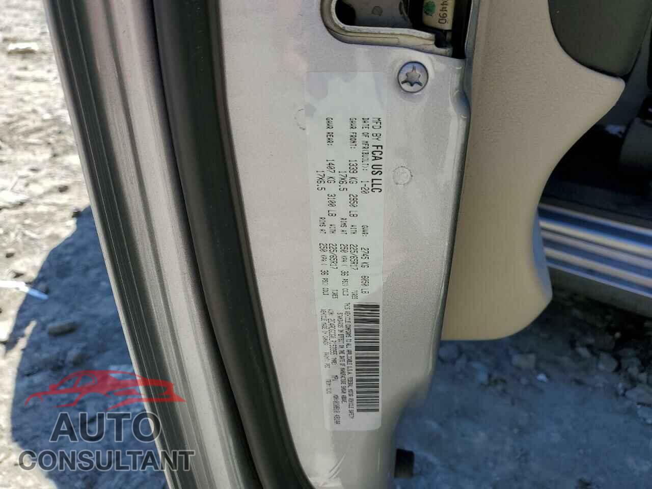 DODGE CARAVAN 2020 - 2C4RDGCG0LR153355