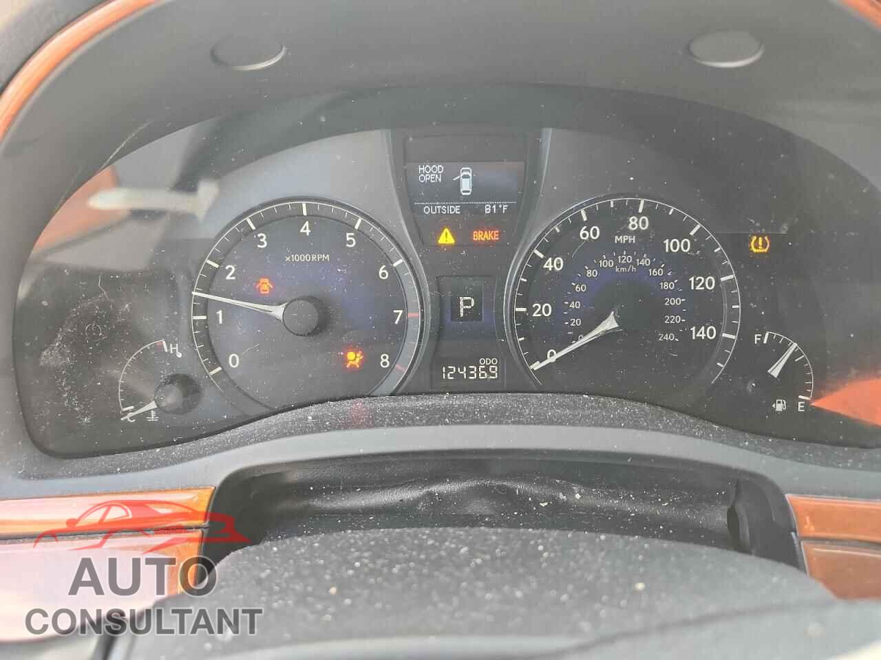 LEXUS RX350 2011 - 2T2BK1BA7BC106965