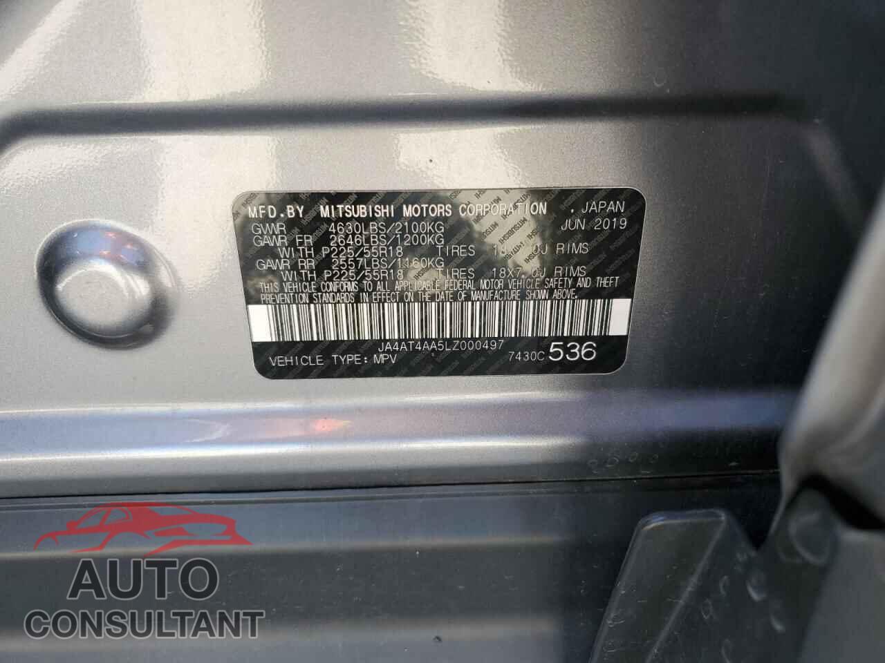 MITSUBISHI ECLIPSE 2020 - JA4AT4AA5LZ000497