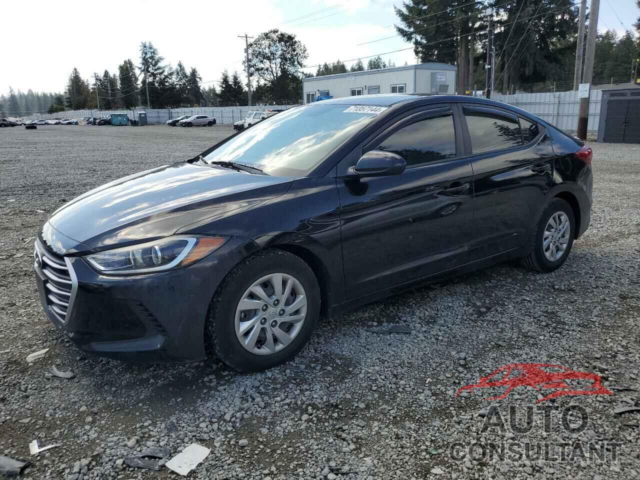 HYUNDAI ELANTRA 2018 - KMHD74LF9JU475379