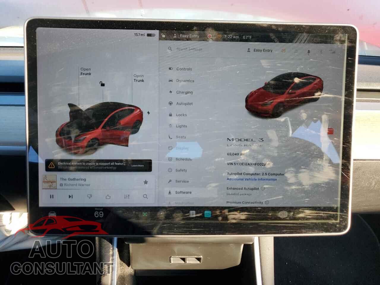 TESLA MODEL 3 2017 - 5YJ3E1EAXHF002261